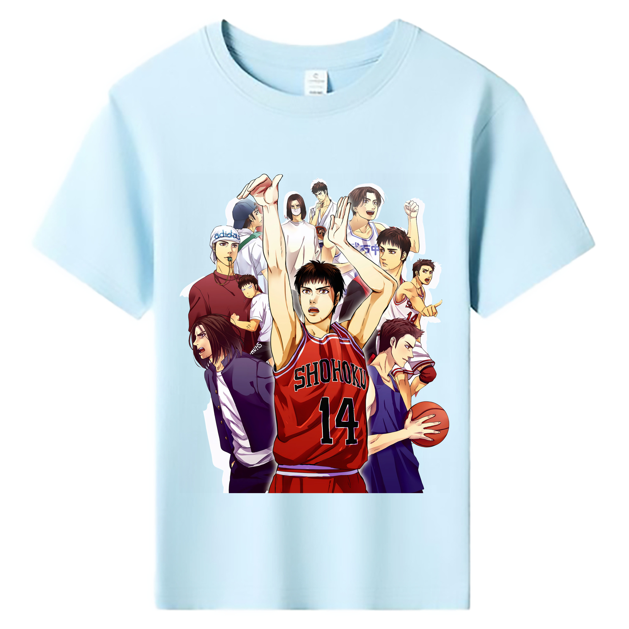 （画像用） SLAM DUNK／スラムダンク 綿100％キッズTシャツ（フロントプリント）